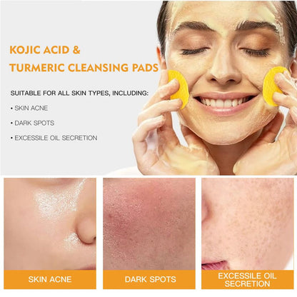 Turmeric Kojic Acid Cleansing Pads